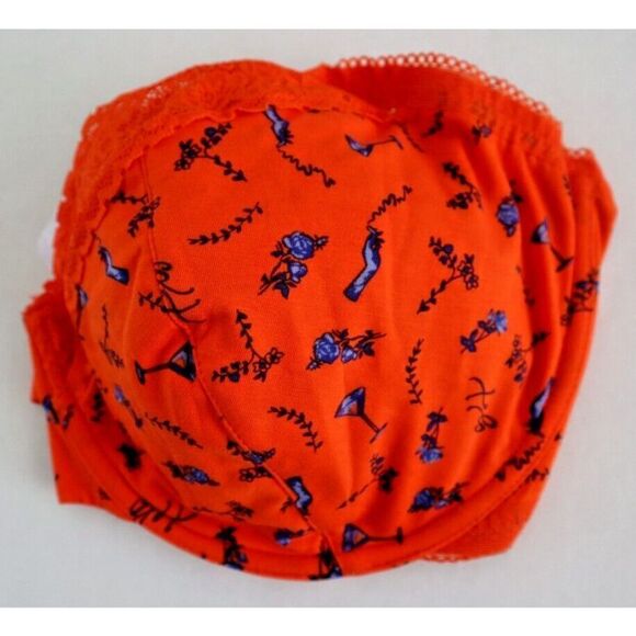 Savage X Fenty Women's Sz 46DDD Hot Red Shot Cotton Essentials Unlined Bra $40+ - Picture 6 of 7